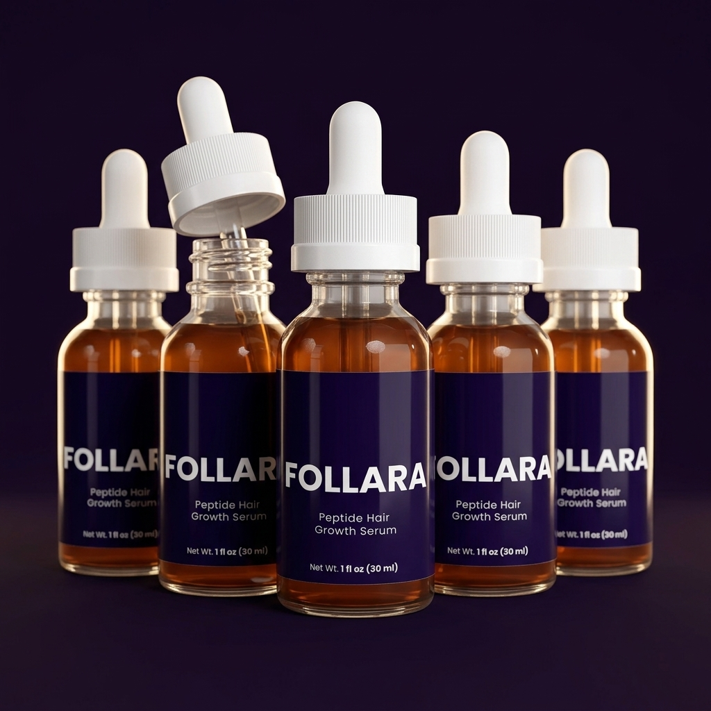 Peptide Hair Growth Serum - 5 Pack